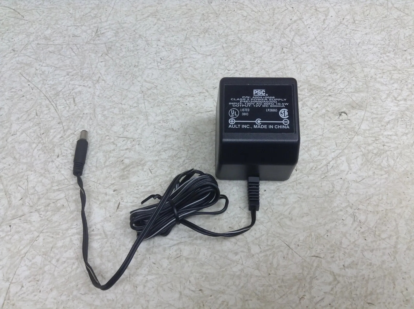*Brand NEW*Ault PSC 4004-0668 12 VDC 600 mA AC Adapter (TSC) POWER Supply